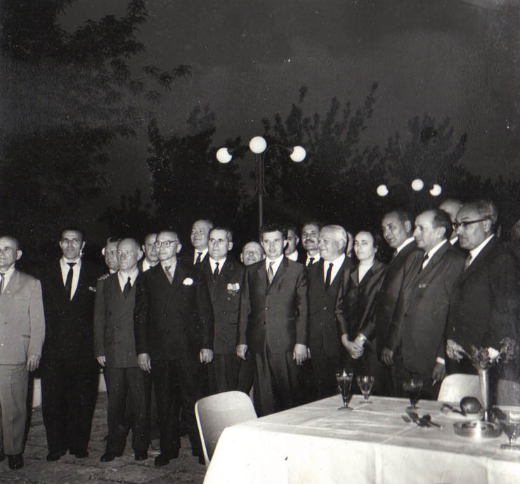 Aspect de la recepţia care a avut loc la Snagov cu prilejul zilei de 1 Mai