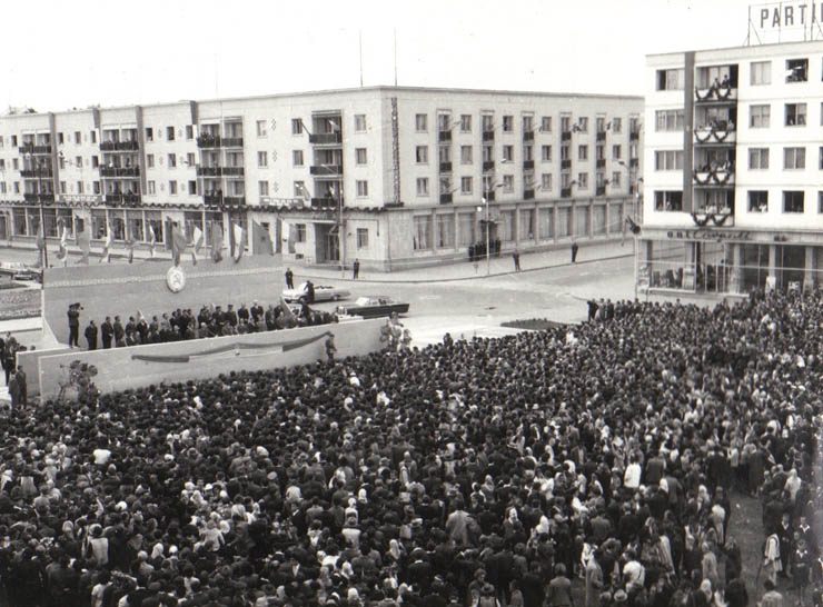 Vizita conducătorilor de partid şi de stat în regiunea Suceava 