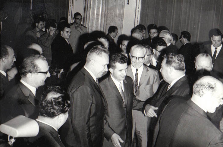 Aspect de la dejunul dat în onoarea delegaţiilor participante la Consfătuirea Comitetului Politic Consultativ al statelor participante la Tratatul de la Varşovia