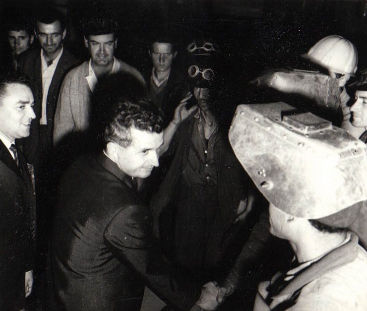 Vizita conducătorilor de partid şi de stat în regiunea Mureş Autonomă Maghiară (Luduş)