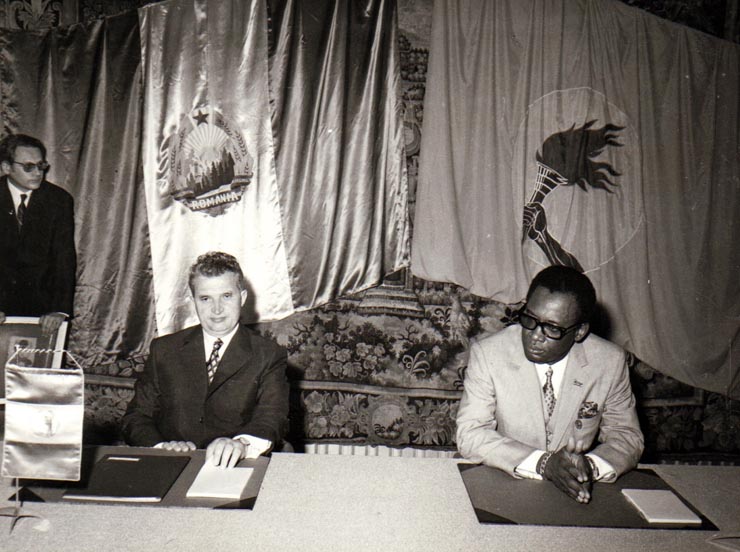 Vizita în Republica Zair a preşedintelui Nicolae Ceauşescu – semnarea Declaraţiei comune.(21-23  martie 1972).