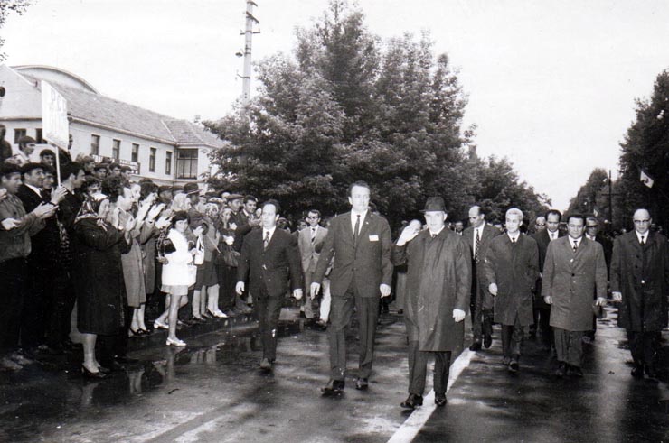 Vizita de lucru a lui Nicolae Ceauşescu la combinatul chimic Făgăraş.     (3 iunie 1972).
