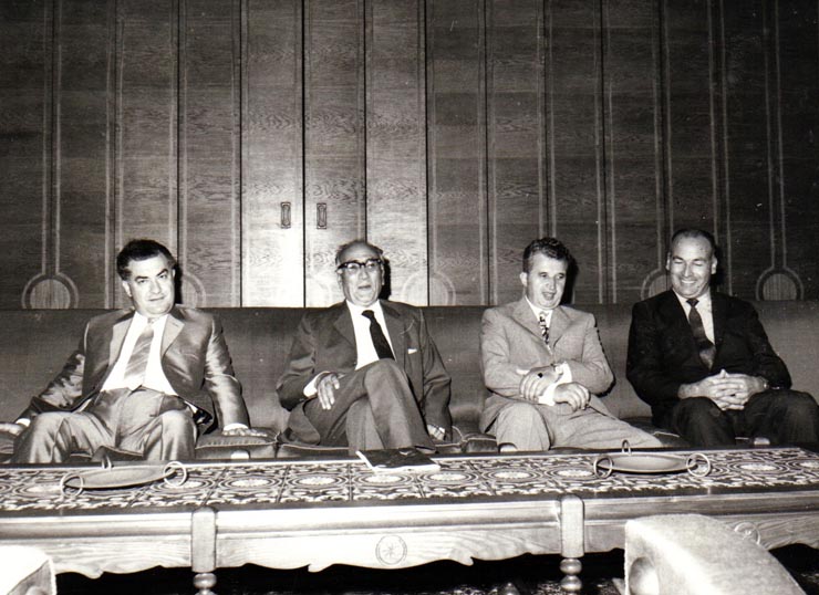 Primirea la Nicolae Ceauşescu a secretarului general al Partidului Comunist din Argentina, Geranimo Arnedo Alvarez.    (16 iunie 1972).