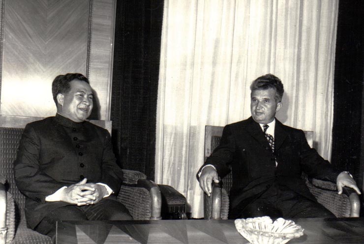Primirea la Nicolae Ceauşescu a şefului statului cambodgian, Samadesch Norodon Sianuc.(19  iunie 972).