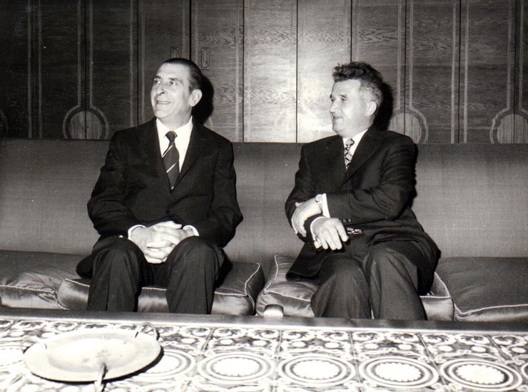 Primirea la Nicolae Ceauşescu a lui Eduardo Frei Montalva, liderul Partidului Democrat Creştin din Chile.(30  iunie 1972).