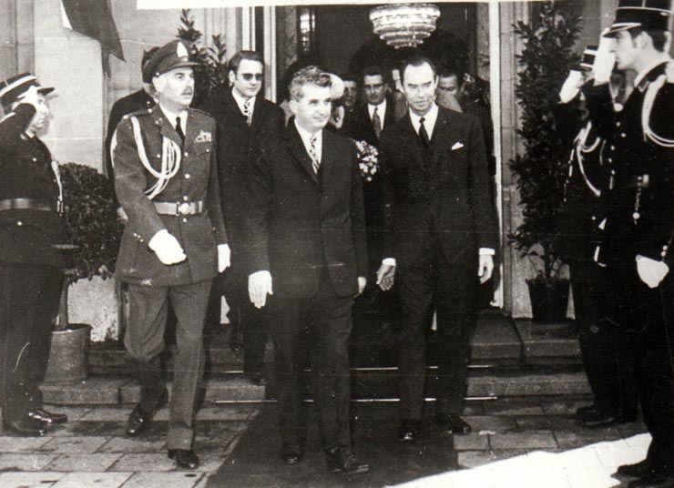 Aspecte din timpul vizitei oficiale de prietenie a lui Nicolae Ceauşescu în Luxemburg.     (octombrie 1972).