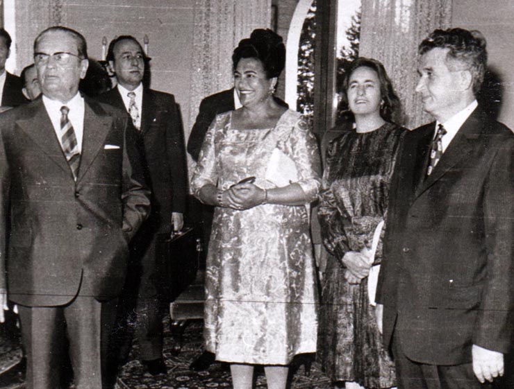 Vizita oficială de prietenie în Republica Socialistă Federativă Iugoslavia a preşedintelui Consiliului de Stat al României, Nicolae Ceauşescu şi a Elenei Ceauşescu.(15 iulie 1973).