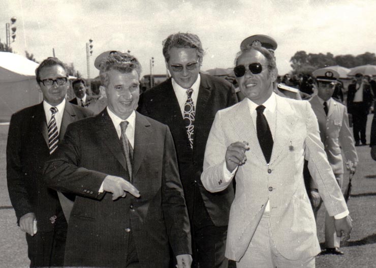 Aspecte din timpul vizitei oficiale de prietenie a preşedintelui Consiliului de Stat al României, Nicolae Ceauşescu în Maroc.     (septembrie 1973).