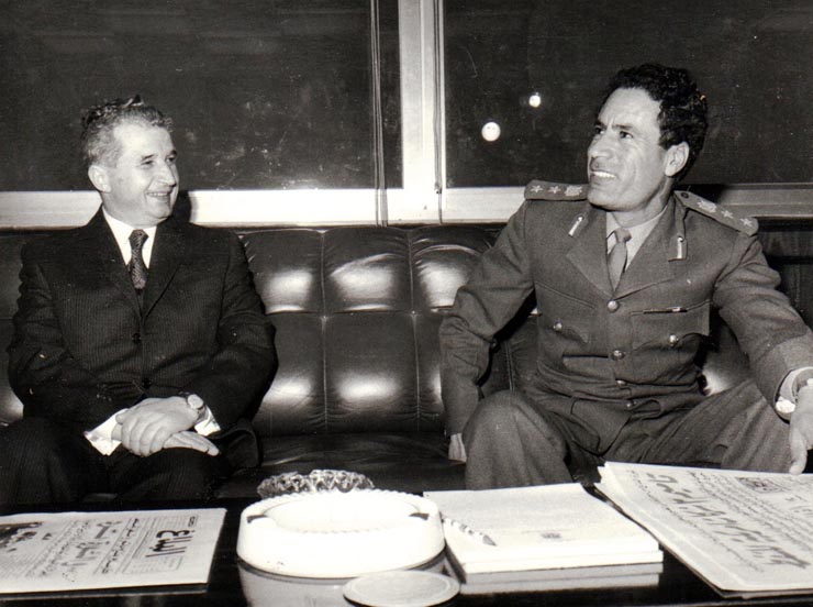 Vizita preşedintelui Consiliului de Stat al R.S.R., Nicolae Ceauşescu, în Libia (vizita protocolraă).(12.II.1974).