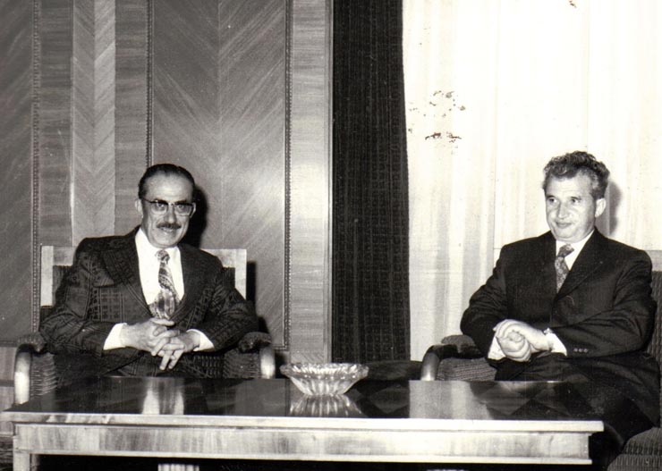 Primirea la C.C. al P.C.R. a ministrului afacerilor externe al Turciei, Turan Günes.      (1 iulie 1974).