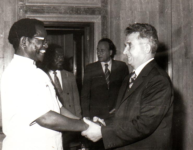 Primirea preşedintelui Congreului Naţional African 