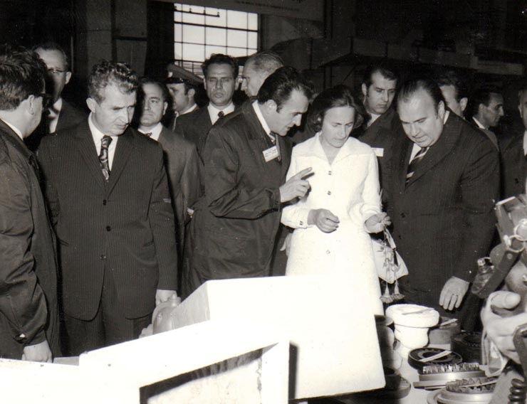 Aspecte din timpul vizitei de lucru a lui Nicolae Ceauşescu în jud. Satu-Mare.(17 octombrie 1974).