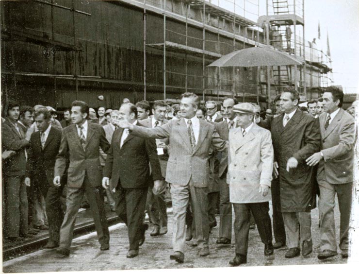 Vizita de lucru a lui Nicolae Ceauşescu şi a altor conducători de partid şi de stat, în judeţul Mehedinţi.(12.VIII.2007)