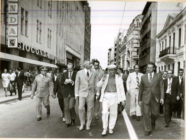 Vizita de lucru în Capitală a lui Nicolae Ceauşescu şi a altor conducători de partid şi de stat.(17.VIII.1977)