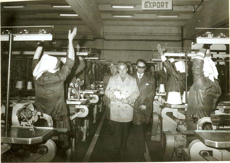 Conducători de partid şi de stat în vizită de lucru în judeţul Suceava. La întreprinderea de tricotaje „Bucovina” din Rădăuţi.(16-17.IX.1977)