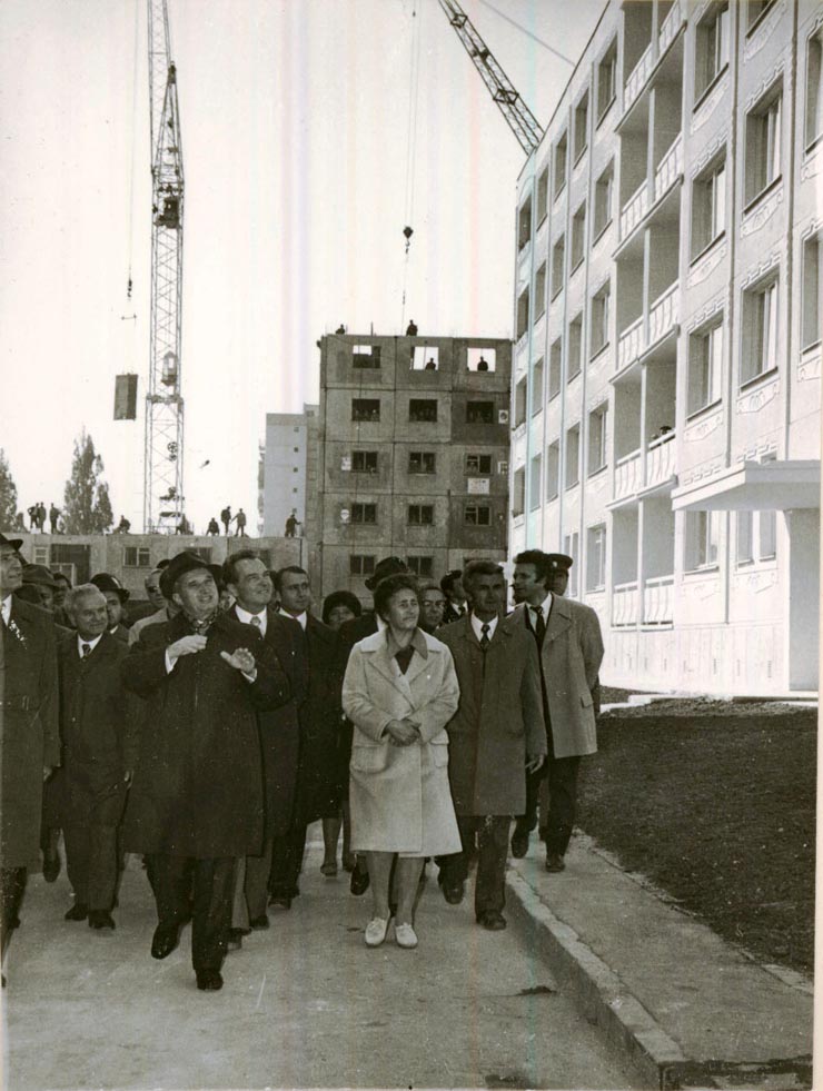 Conducători de partid şi de stat în vizită de lucru în Capitală.(29.IX.1977)