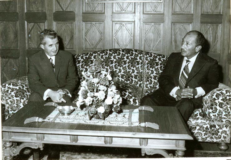 Vizita de prietenie a preşedintelui Republicii Arabe Egipt, M.A. El Sadat, în România. Convorbiri la Sinaia.(29-31.X.1977)