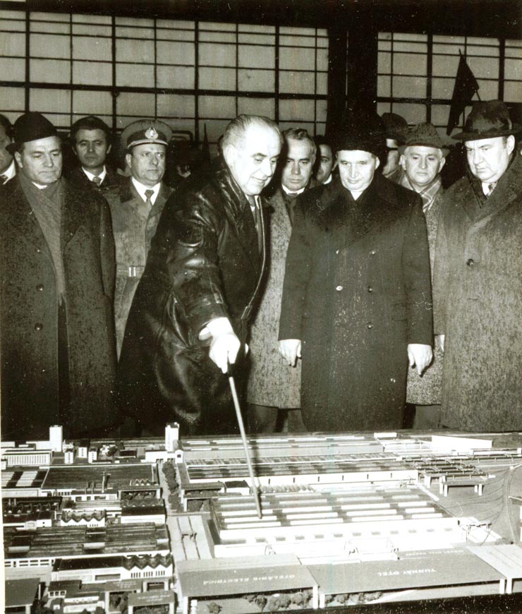 Vizita de lucru a lui Nicolae Ceauşescu în judeţul Timiş. La Întreprinderea mecanică Timişoara.(14.II.1978)