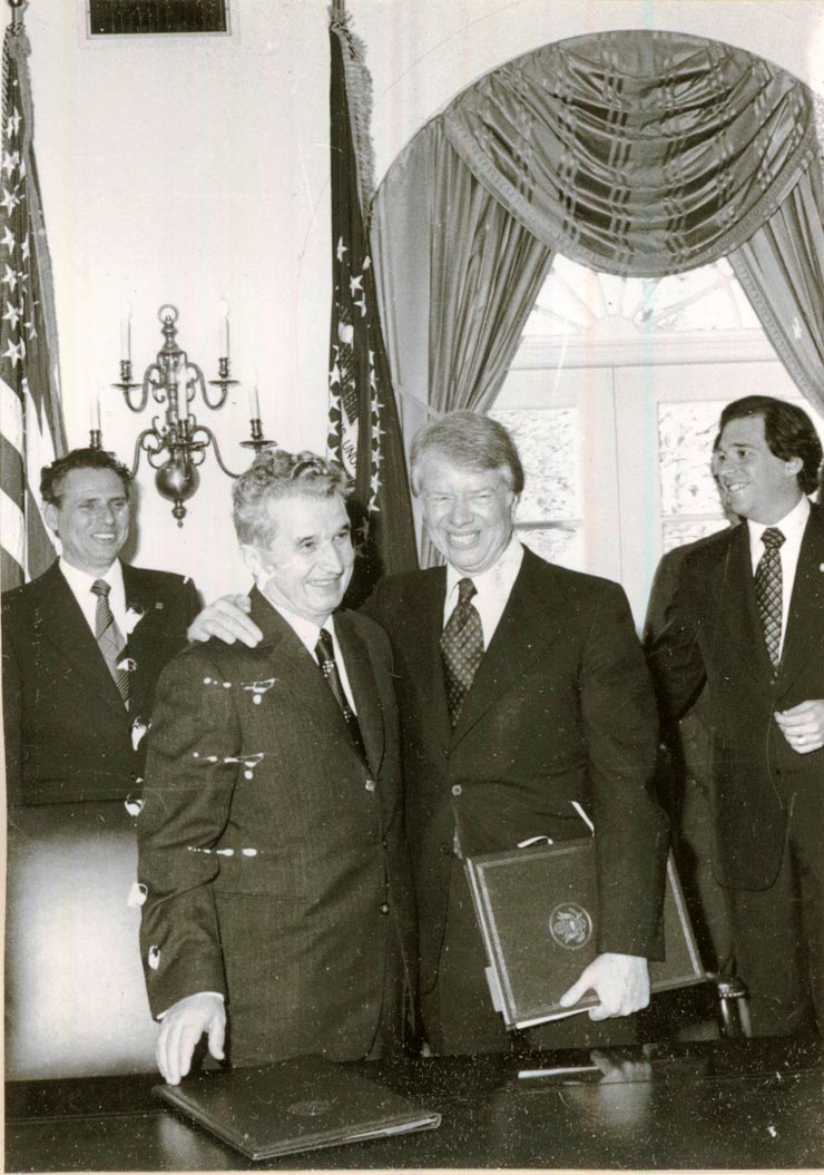 Vizita în S.U.A. După semnarea Declaraţiei comune. (13.IV)(12-17.IV.1978)