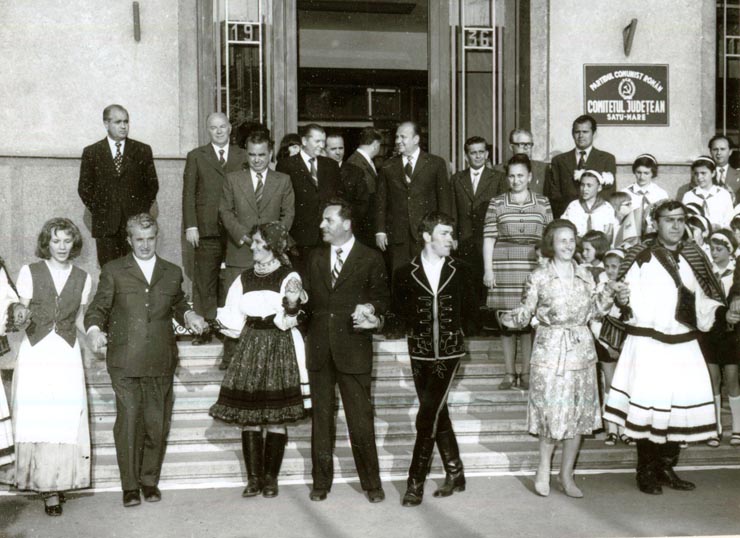 Vizita de lucru a preşedintelui Nicolae Ceauşescu şi a altor conducători de partid şi de stat în judeţul Satu Mare.(21.VI.1978)