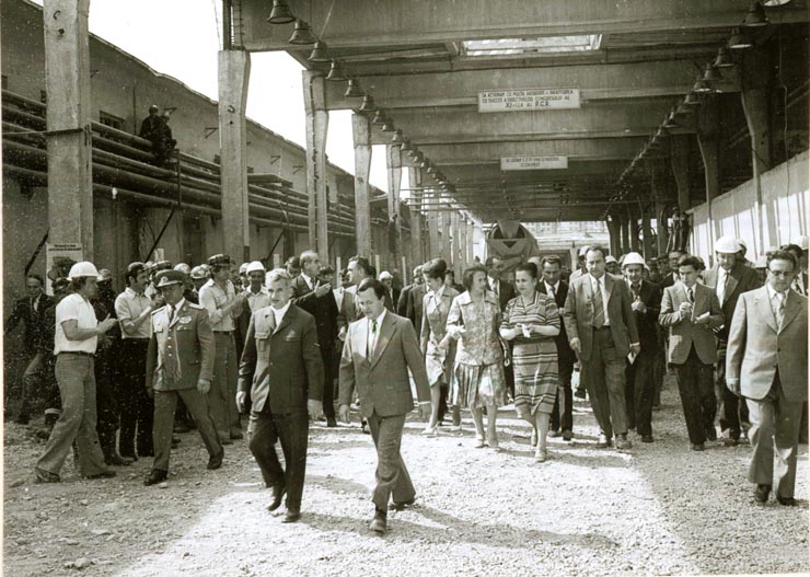 Vizita de lucru a preşedintelui Nicolae Ceauşescu şi a altor conducători de partid şi de stat în judeţul Satu Mare.(21.VI.1978)