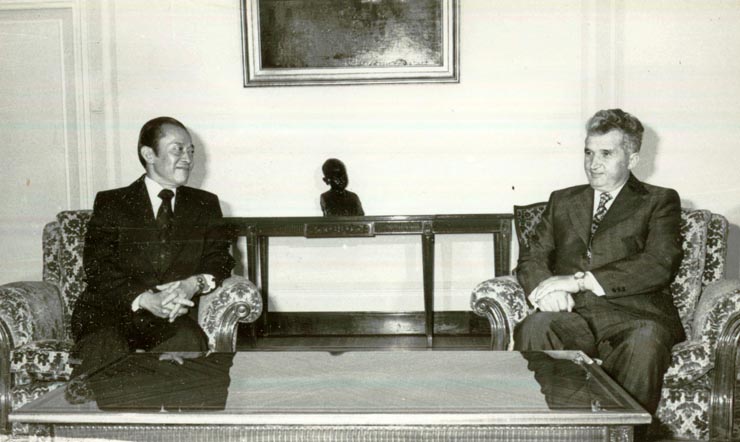 Preşedintele Nicolae Ceauşescu a primit pe ministrul afacerilor externe al Thailandei, Upadit Pachariyangkun.(19.IX.1978)