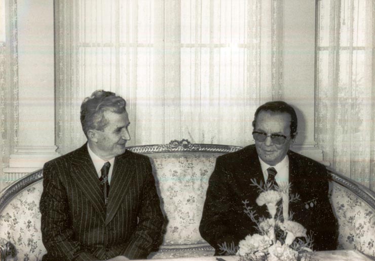 Întrevedere între preşedintele Nicolae Ceauşescu şi preşedintele Iosif Broz Tito, în timpul vizitei de prietenie întreprinsă de secretarul general al P.C.R. Nicolae Ceauşescu în R.S.F. Iugoslavia.(16-17.XI.1978)
