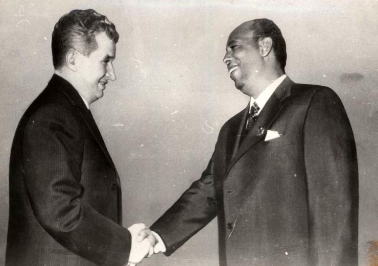 Nicolae Ceauşescu s-a întâlnit la Moscova cu Mohamed Siad Barre, preşedintele Consiliului revoluţionar suprem al R.D. Somalia (4 martie 1976).