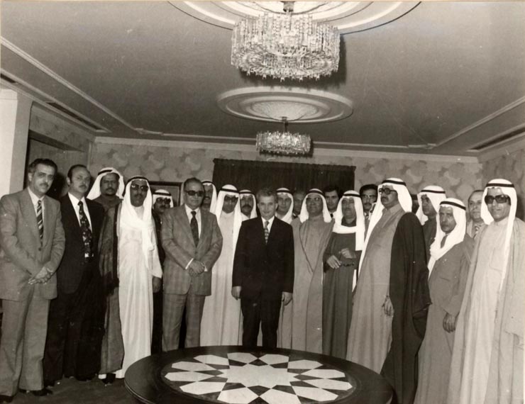 Vizita preşedintelui Nicolae Ceauşescu şi a Elenei Ceauşescu în Kuweit. Întâlnire cu reprezentanţi ai vieţii economice şi comerciale. (29-31 martie 1976)