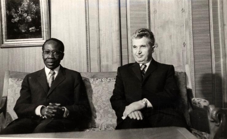 Vizita în România a preşedintelui Republicii Senegal, Lèopold Sèdar Senghor. Convorbiri oficiale (21 aprilie). (20-25 aprilie 1976)