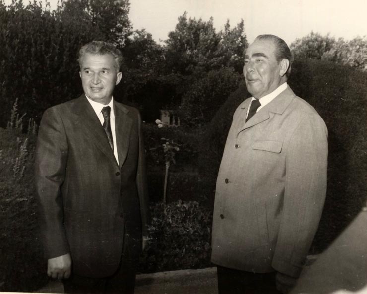 Aflat în Uniunea Sovietică, la invitaţia C.C. al P.C.U.S. pentru a-şi petrece o parte a concediului de odihnă, Nicolae Ceauşescu s-a întâlnit la 3 august 1976, în Crimeea, cu Leonid Ilici Brejnev, secretar general al C.C. al P.C.U.S. (2-12 august 1976)