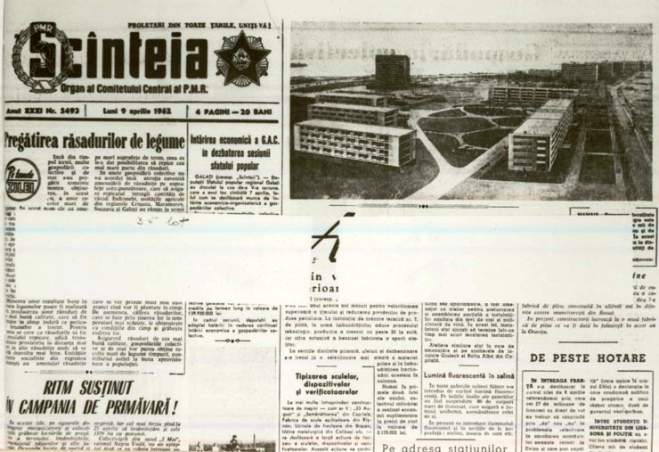 Pagină din ”Scânteia” dedicată unor probleme privind agricultura.(9 aprilie 1962)
