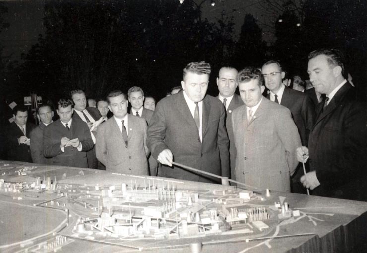 Vizita conducătorilor de partid şi de stat în regiunea Hunedoara. (7-8 X 1966)