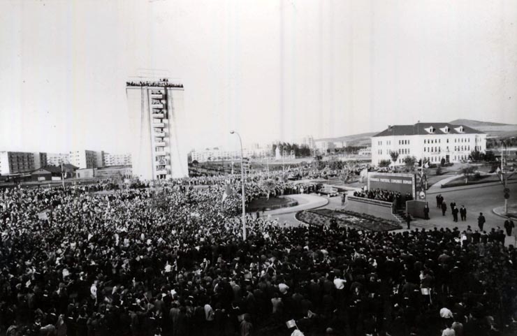Vizita conducătorilor de partid şi de stat în regiunea Hunedoara. (7-8 X 1966)