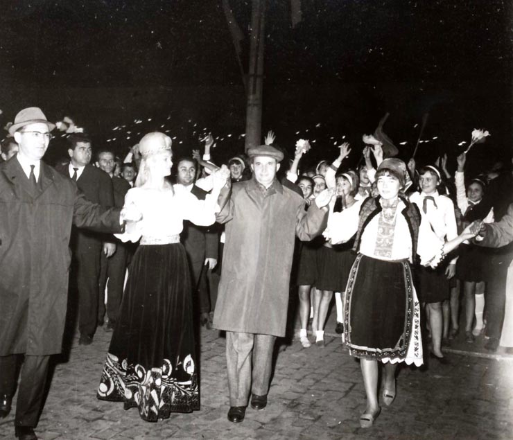 Vizita conducătorilor de partid şi de stat în regiunea Hunedoara (Hunedoara) . (7-8 X 1966)