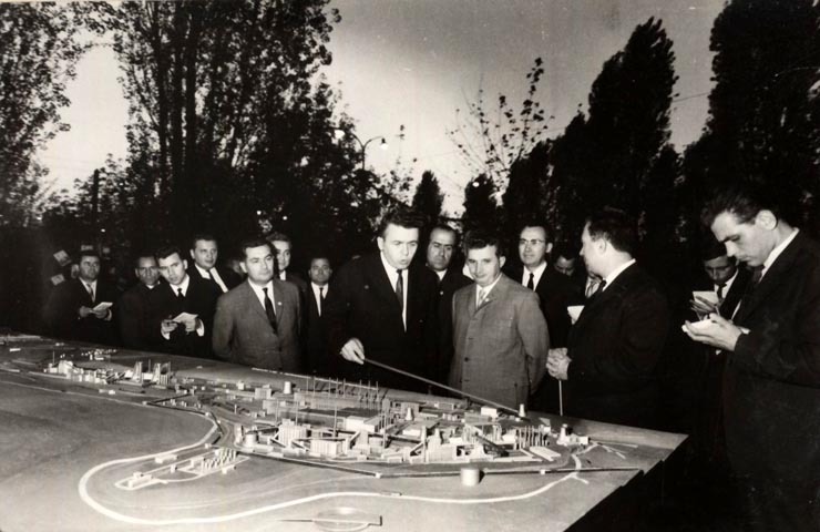 Vizita conducătorilor de partid şi de stat în regiunea Hunedoara (Combinatul Siderurgic Hunedoara) (7-8 X 1966)