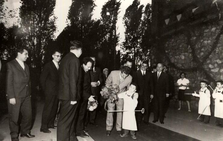 Vizita conducătorilor de partid şi de stat în regiunea Hunedoara (Combinatul Siderurgic Hunedoara) (7-8 X 1966)