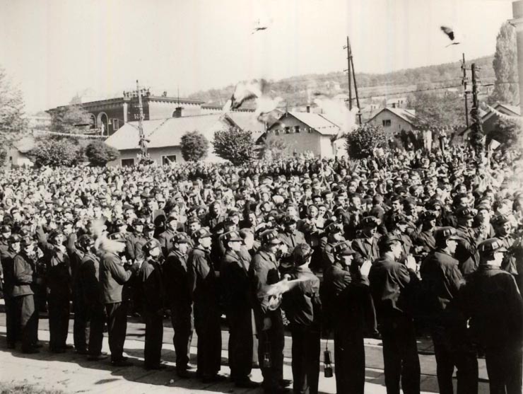 Vizita conducătorilor de partid şi de stat în regiunea Hunedoara (Petroşani) . (7-8 X 1966)