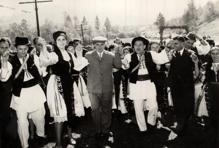 Vizita conducătorilor de partid şi de stat în regiunea Hunedoara (Băniţa) . (7-8 X 1966)