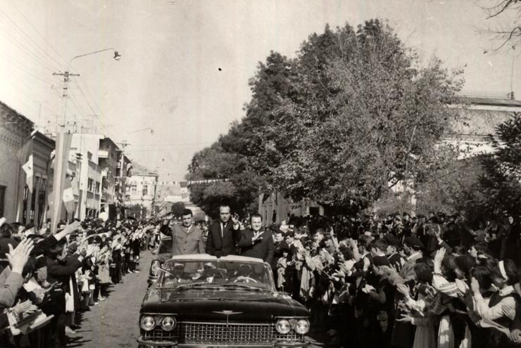 Vizita conducătorilor de partid şi de stat în regiunea Hunedoara (Alba Iulia) . (7-8 X 1966)