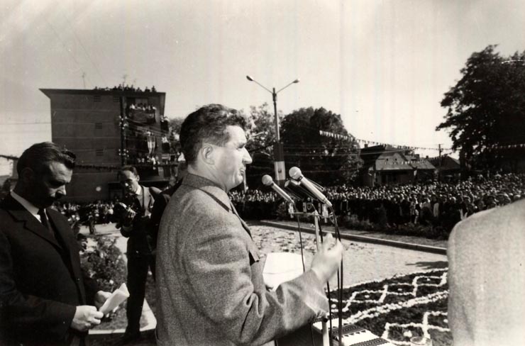 Vizita conducătorilor de partid şi de stat în regiunea Hunedoara (Sebeş Alba) . (7-8 X 1966)