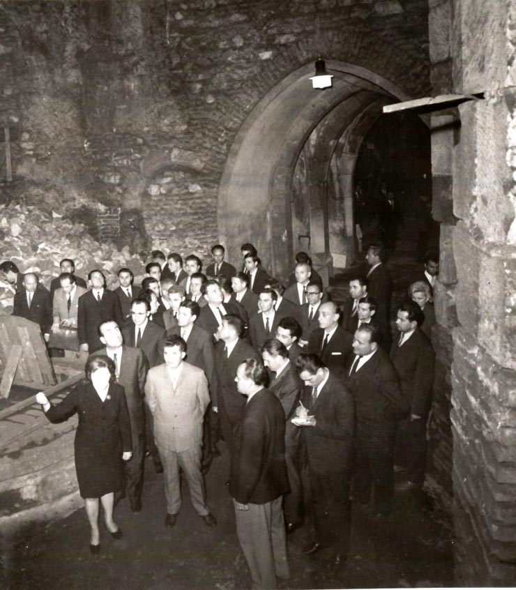 Vizita conducătorilor de partid şi de stat în regiunea Hunedoara (Castelul Huniazilor) . (7-8 X 1966)