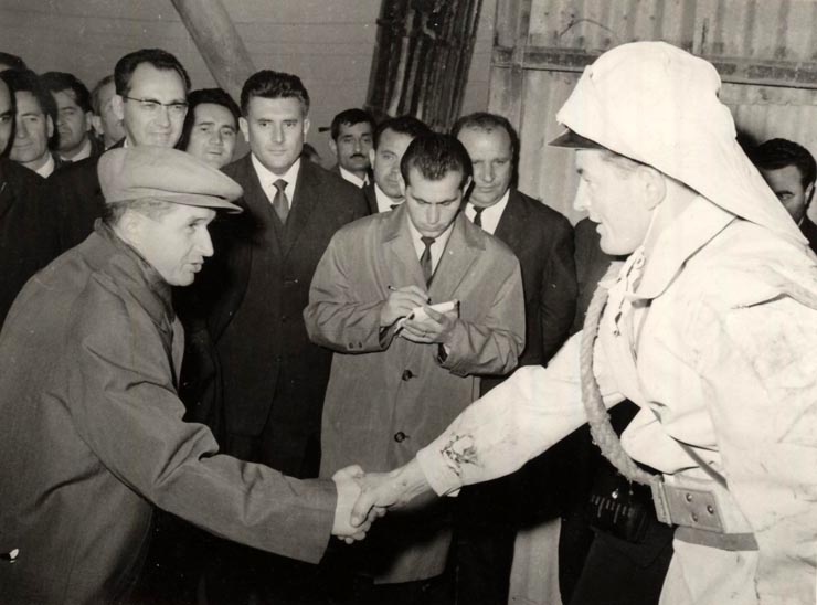 Vizita conducătorilor de partid şi de stat în regiunea Hunedoara (Paroşeni) . (7-8 X 1966)
