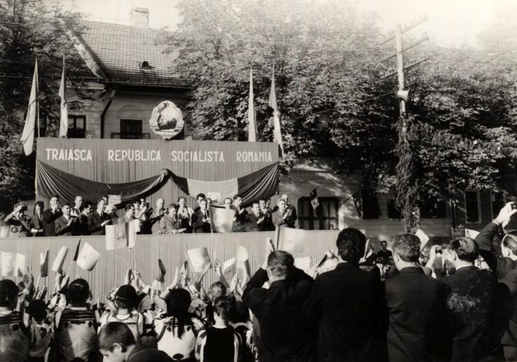 Vizita conducătorilor de partid şi de stat în regiunea Hunedoara (Orăştie) . (7-8 X 1966)