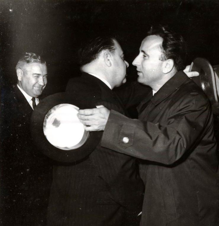 Înapoierea în ţară a delegaţiei de partid şi guvernamentale române, condusă de Petre Blajovici, care a vizitat Republica Guineea, cu prilejul zilei naţionale. (12 X 1966)