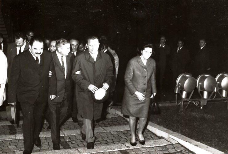 Înapoierea în ţară a delegaţiei de partid şi guvernamentale române, condusă de Petre Blajovici, care a vizitat Republica Guineea, cu prilejul zilei naţionale. (12 X 1966)