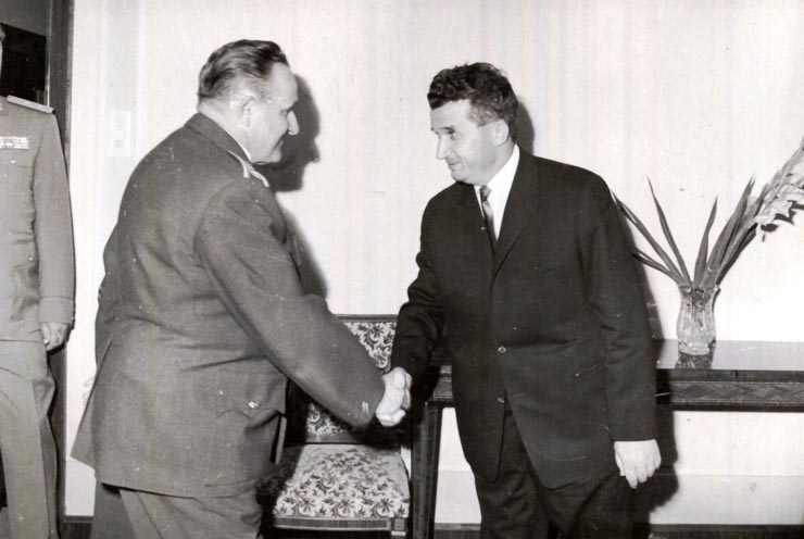 Primirea delegaţiei militare cehoslovace la C.C. al P.C.R. (12 X 1966)