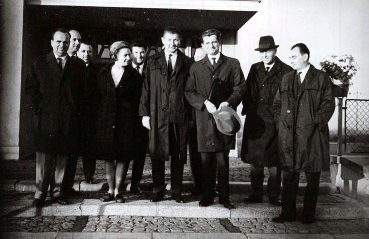 Plecarea delegaţiei de activişti ai P.M.U.P. (26 X 1966)