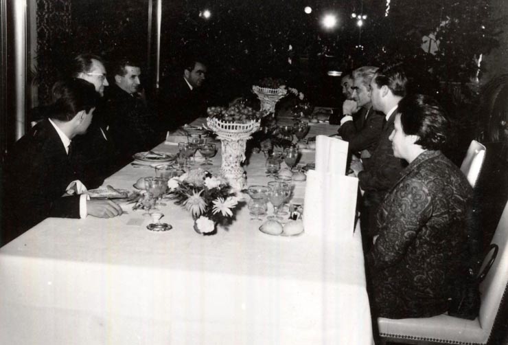 Nicolae Ceauşescu l-a primit pe Alvaro Cunhal, secretar general al P.C. Portughez . (11 XI 1966)