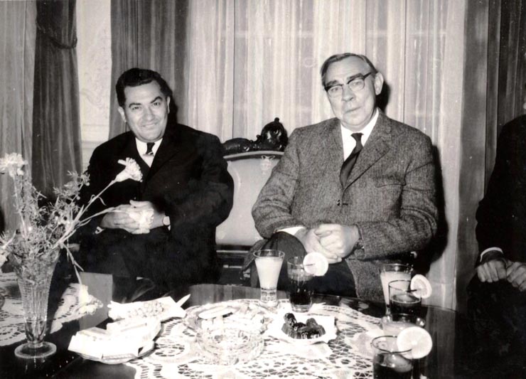 Paul Niculescu – Mizil a primit la C.C. al P.C.R. delegaţia de activişti ai P.C. din Suedia. (16 XI 1966)